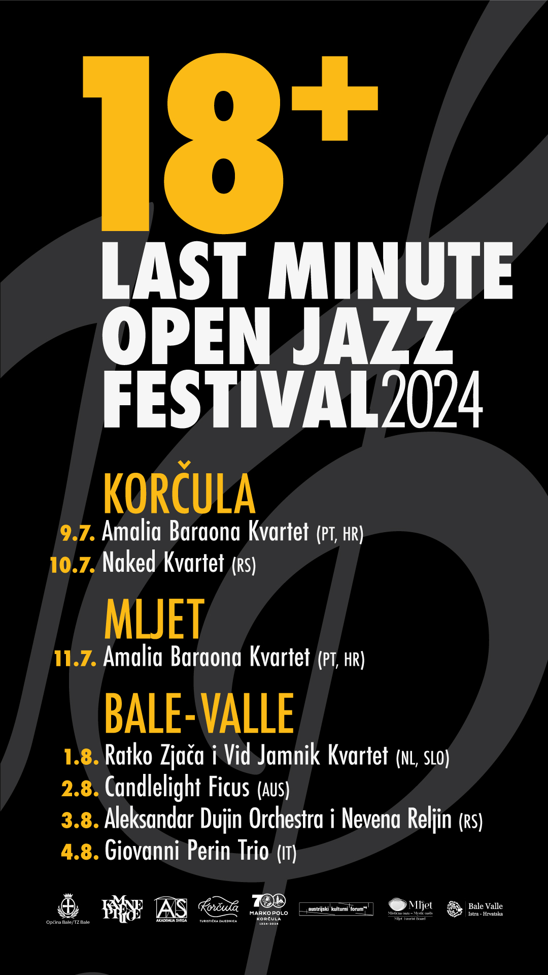 Last minute open jazz festival