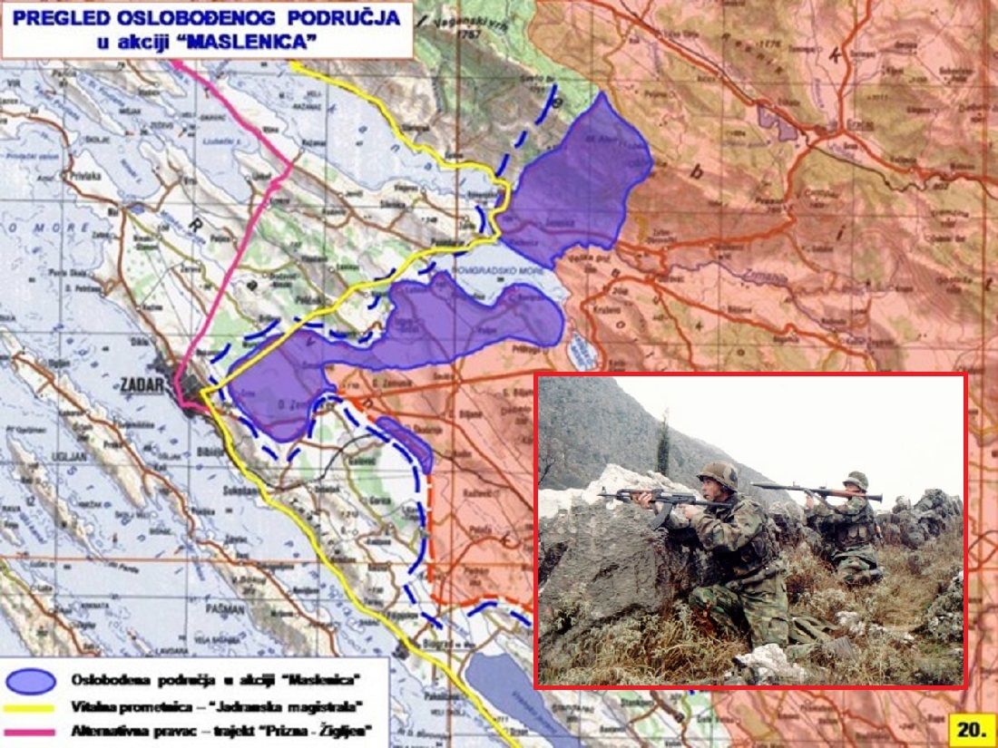 OPERACIJA MASLENICA Ključna akcija za oslobađanje okupatorskih okova Zadra i zaleđa
