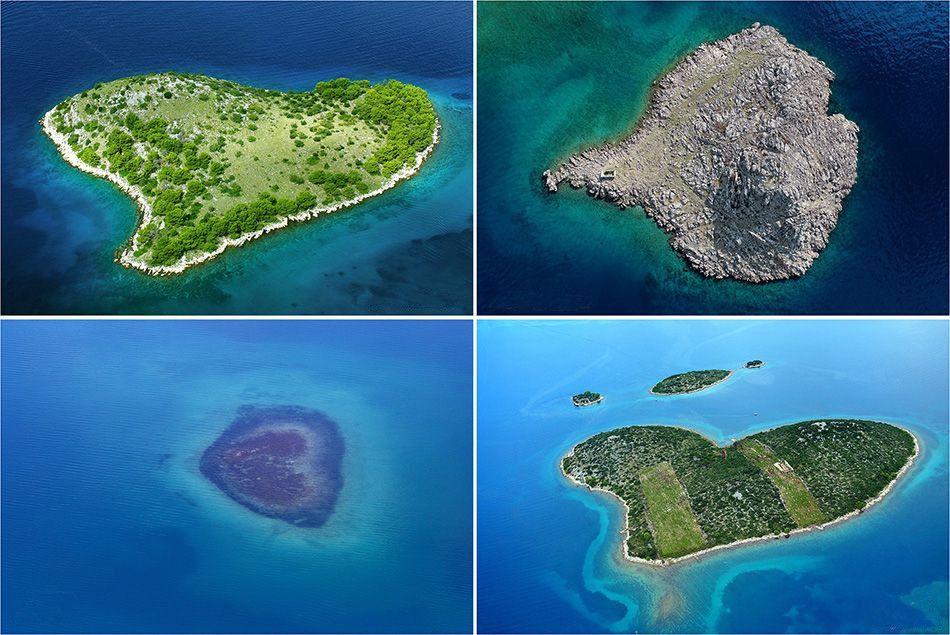 FOTO: Mislili ste da je Galešnjak jedini otok-srce? Otkrivamo sva srca Jadrana!