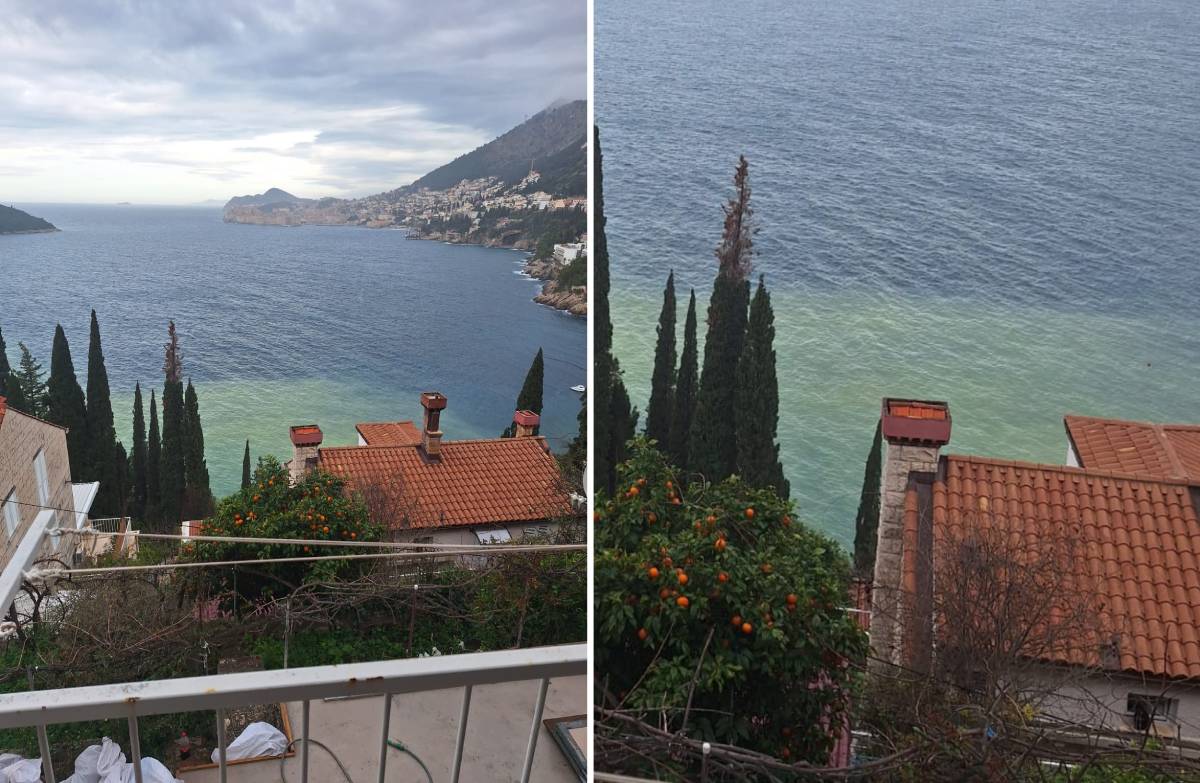 Zagađenje mora kod poznate plaže u Dubrovniku: "Uvijek kad je jugo i to ispod restorana"