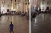 KAO NEKAD Skupina djece zaigrala nogomet na splitskom Peristilu: "Vratite dicu na ulice centra!"