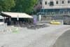 UMJESTO LJUDI Ispred opatijskog hotela leže prazne ležaljke i okupiraju velik dio plaže