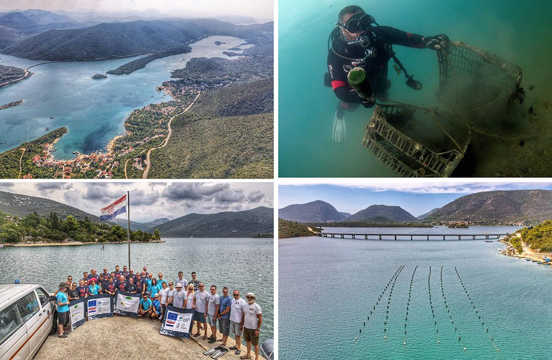 FOTO Održana druga dvodnevna ekološka akcija  čišćenja podmorja u Malostonskom zaljevu