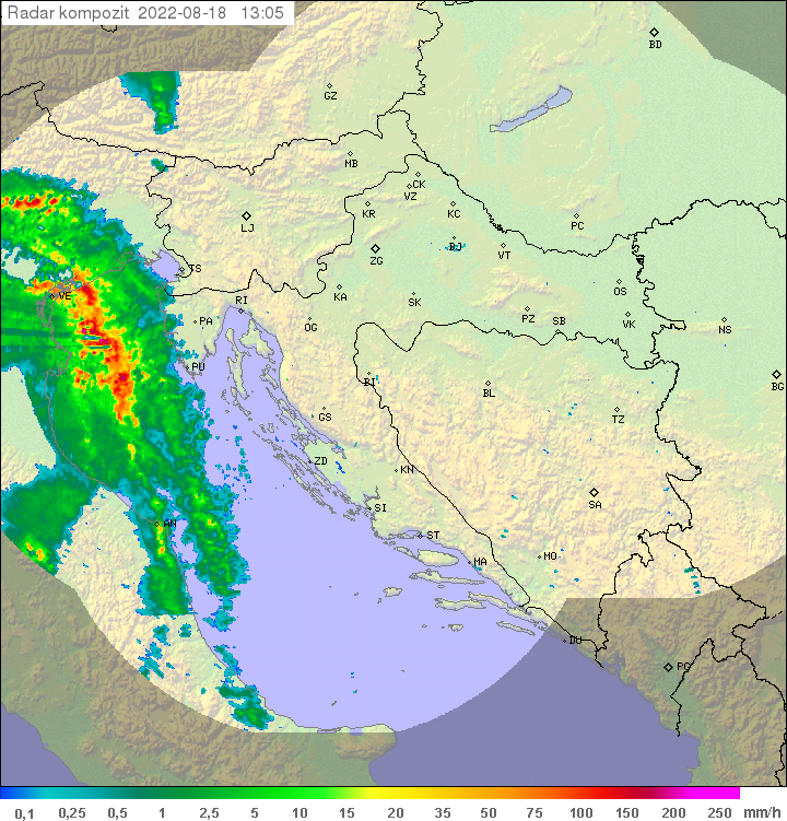 DHMZ izdao upozorenje za Hrvatsku