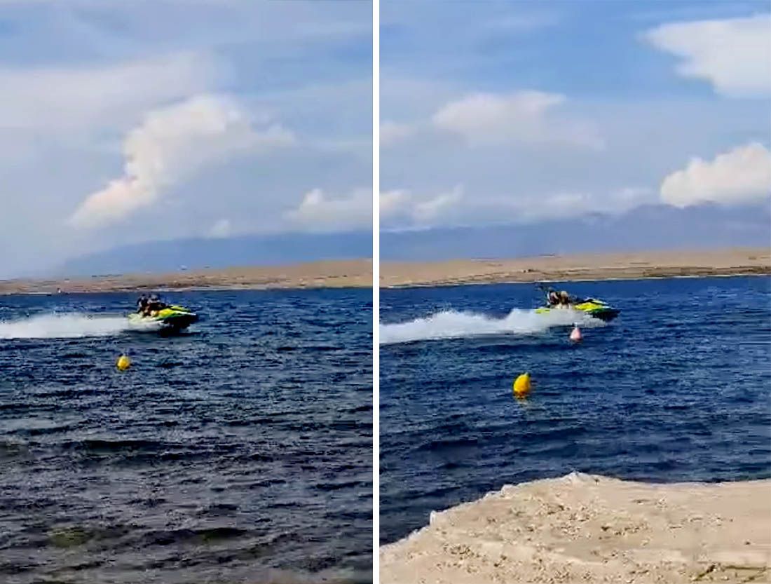 VIDEO: "TEROR JET SKIJA NA VIRU Prošli su par metara od naših glava i čak išli blokirati kanadere!"