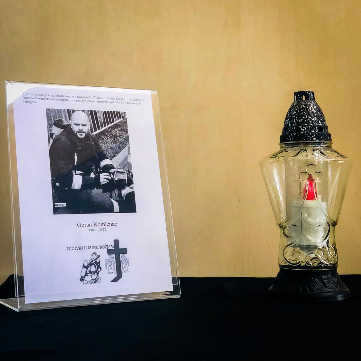 U Dubrovniku proglašen dan žalost zbog tragične smrti vatrogasca Gorana Komlenca
