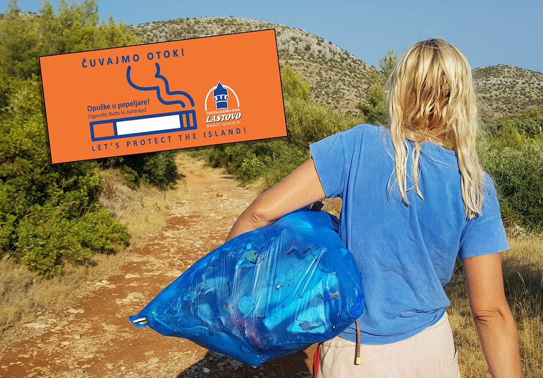 ČUVAJMO OTOK! Na Lastovu se na plažama organizirano dijele pepeljare