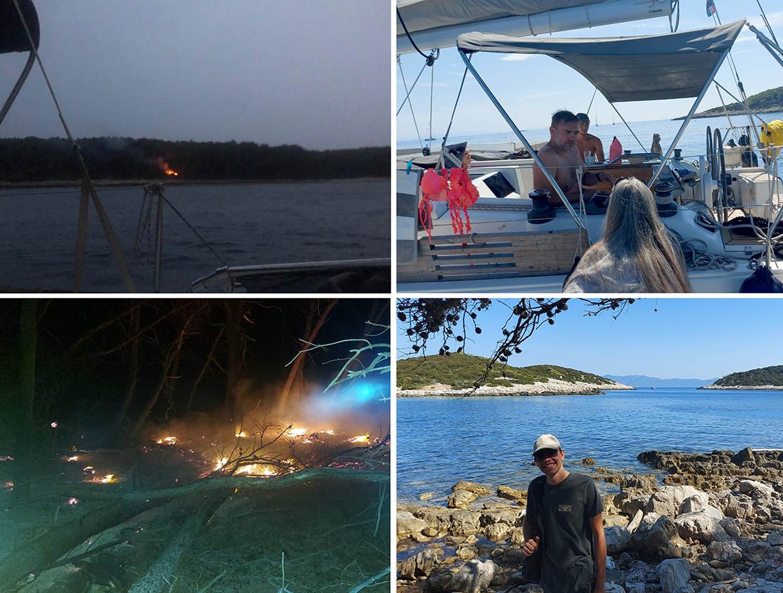 Nizozemska obitelj obranila od požara otočić Mladine u Parku prirode Lastovsko otočje“!