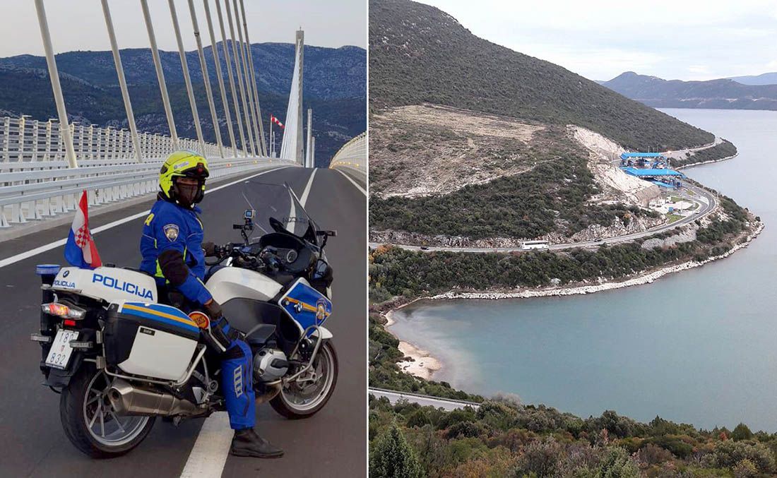 Božinović: "Broj putnika na graničnom prijelazu Klek manji je za 42% dva dana nakon otvaranja Pelješkog mosta"