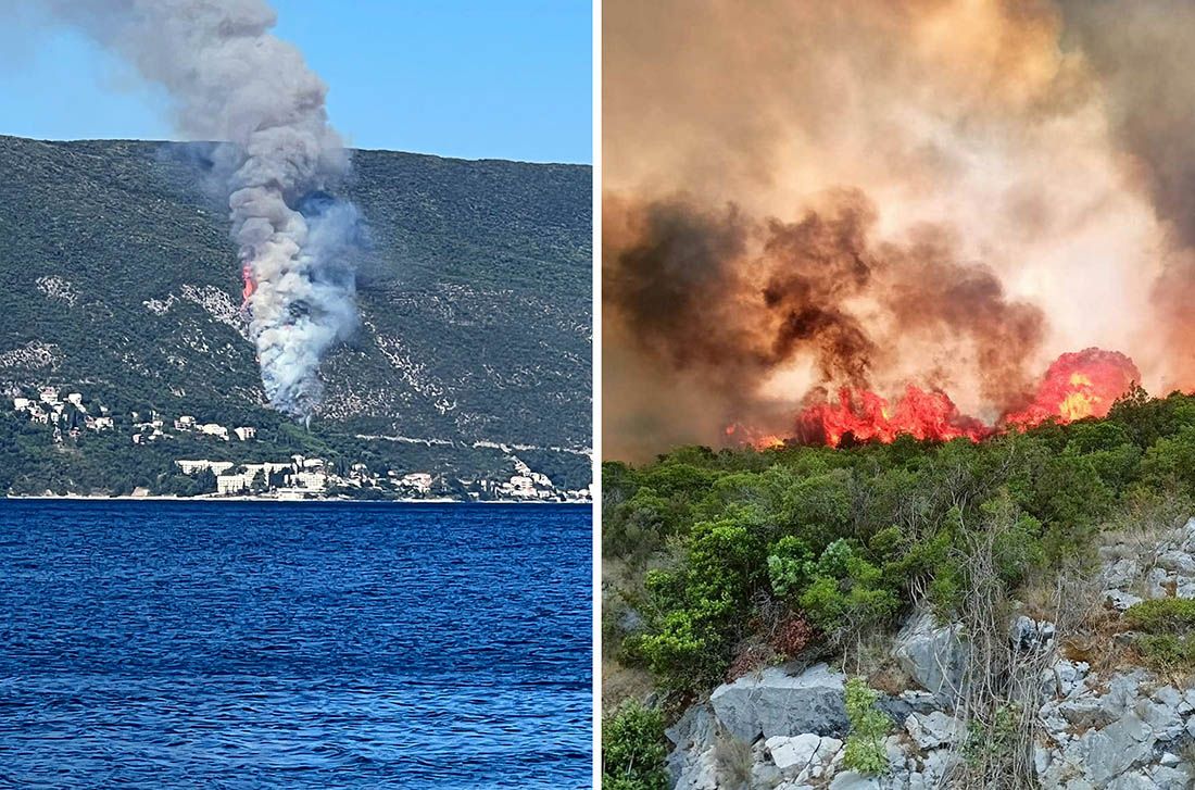 Veliki požar na granici Crne Gore i BiH bliži se Prevlaci!