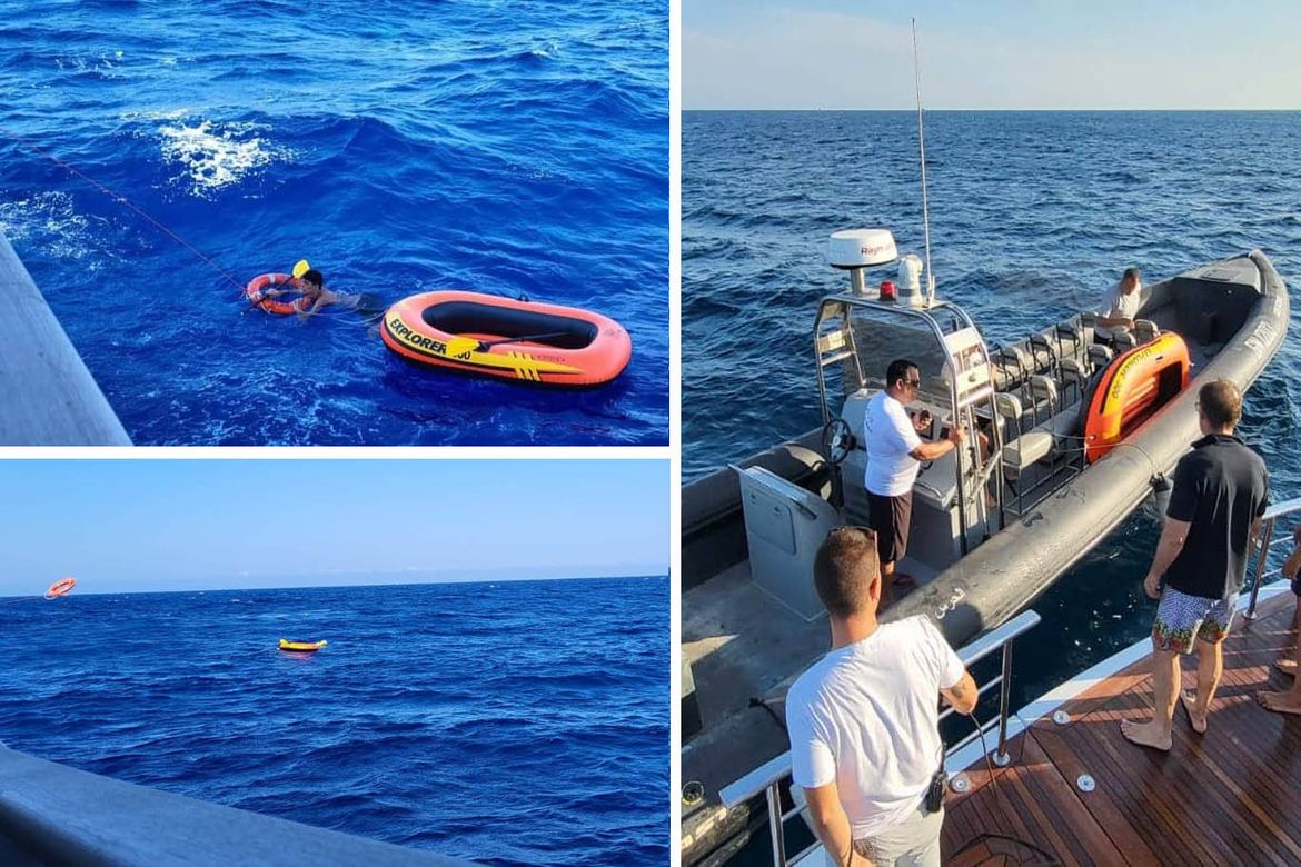 Hrvatski kapetan spasio dječaka u gumenom čamcu: "Dva dana brodovi su samo prolazili pored njega!"