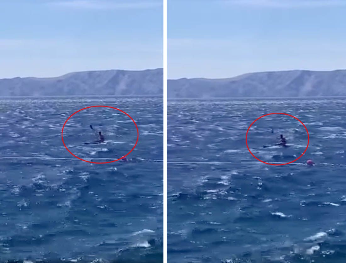 VIDEO To je to! Ovaj veslač po olujnoj buri zasigurno je "pobjednik" dana