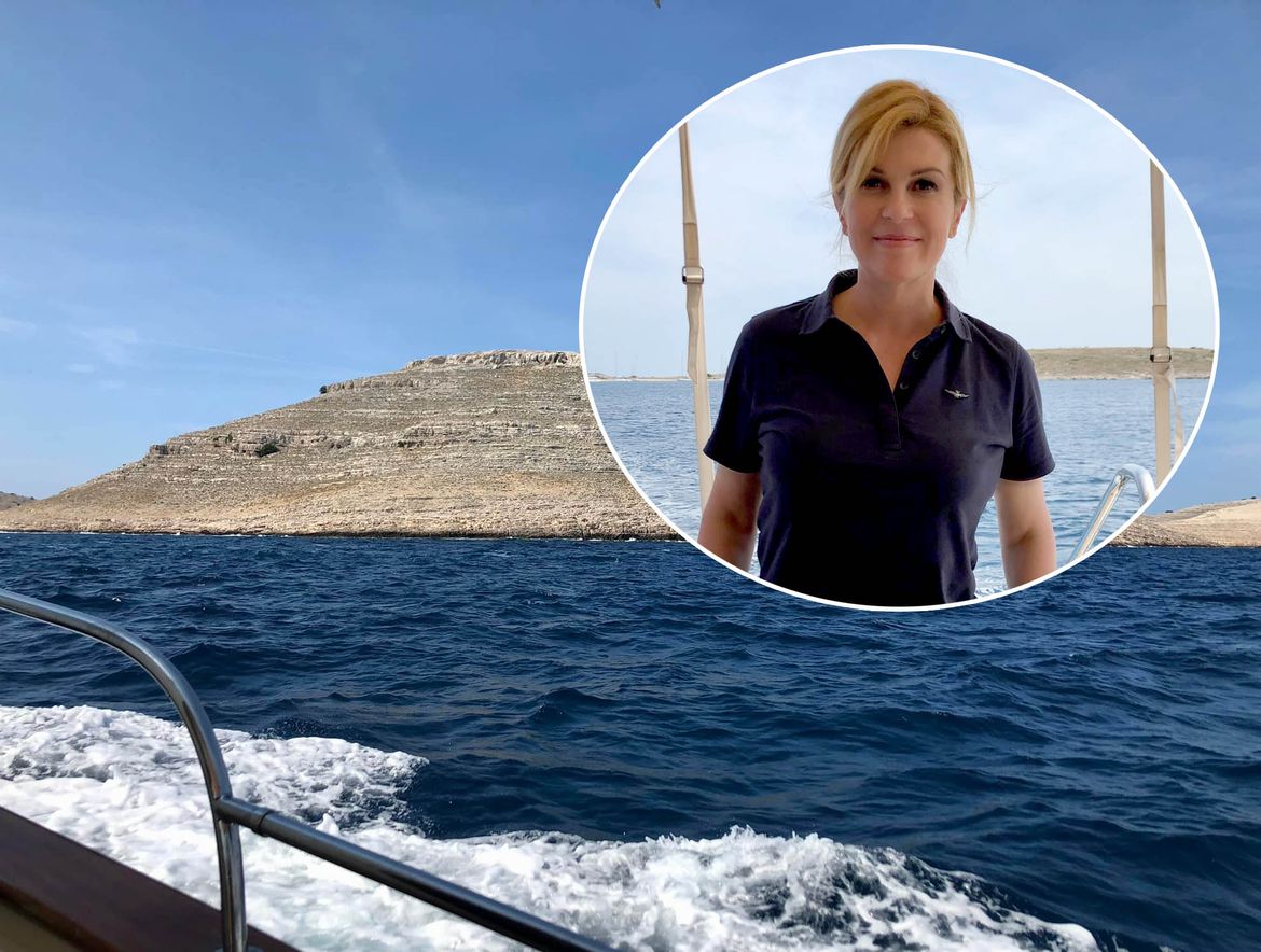 FOTO Bišva predsjednica ljetuje na Kornatima