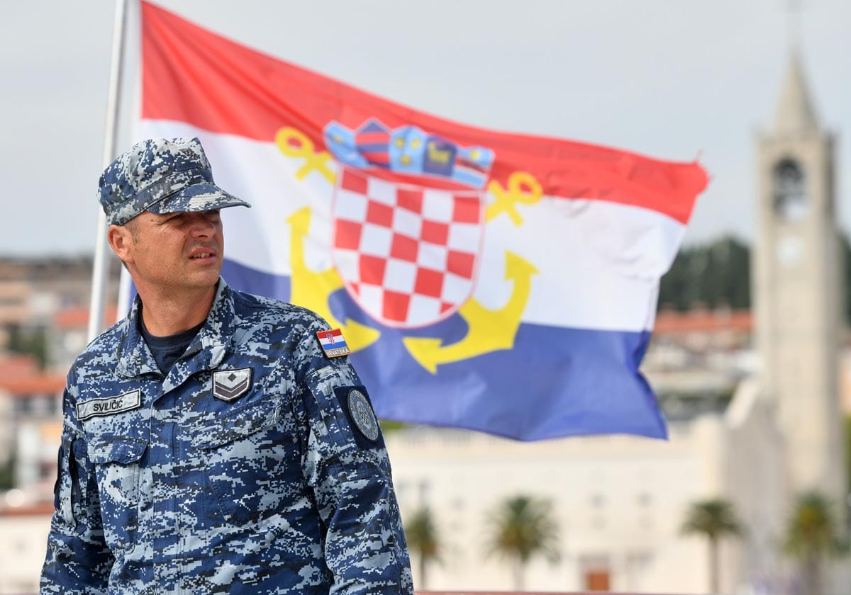 Sportski dan Hrvatske ratne mornarice u vojarni u Splitu