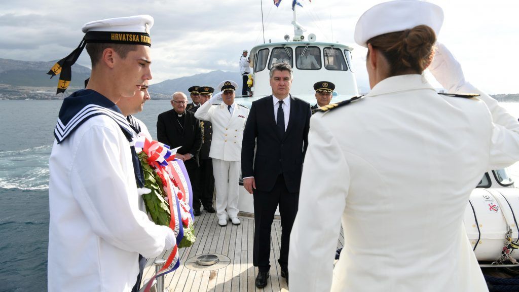 Milanović u Splitu: "Hrvatska mornarica mora imati brodove za obalnu stražu, očekujem angažman Vlade i premijera"