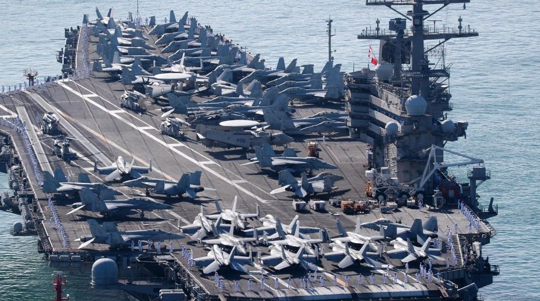 Demonstracija sile: Uplovljavanje američkog nosača poruka je Sjevernoj Koreji