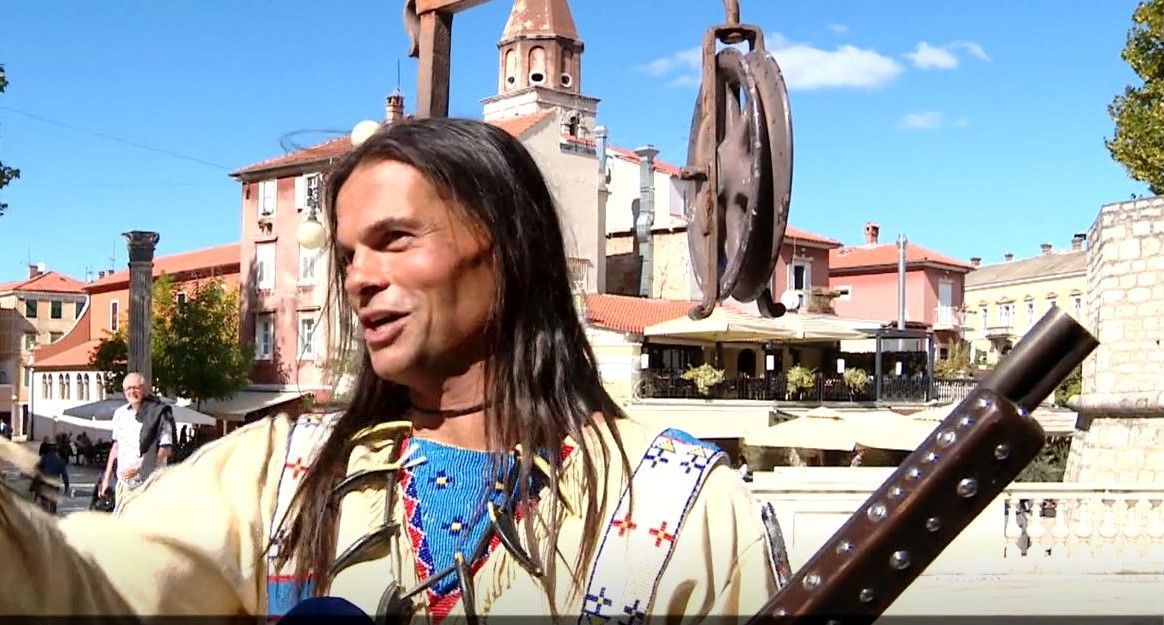 Zadarskim ulicama prošetao Legendarni Winnetou