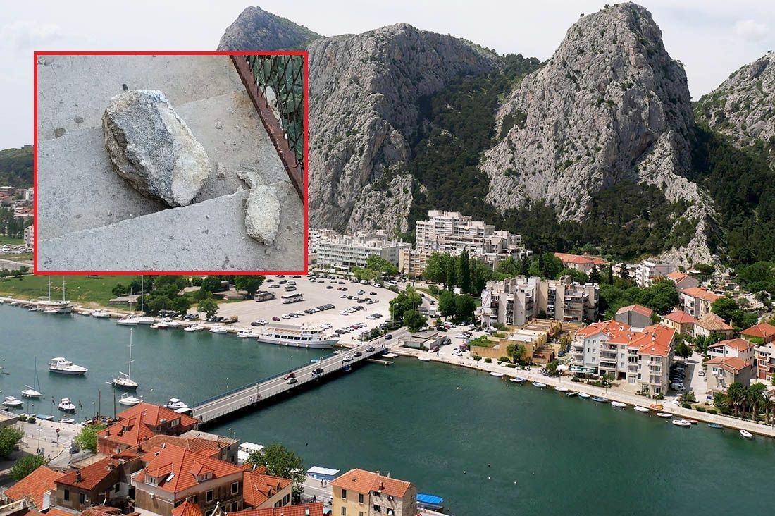 Omišanima prijeti odron goleme stijene