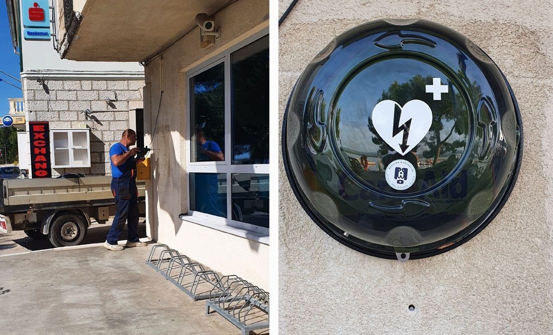 Općina Sv. Filip i Jakov na rivi postavila vanjski defibrilator