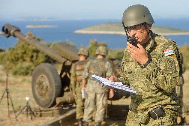 Nadzorno tehničko gađanje na vojnom poligonu "Zečevo" Rogoznica