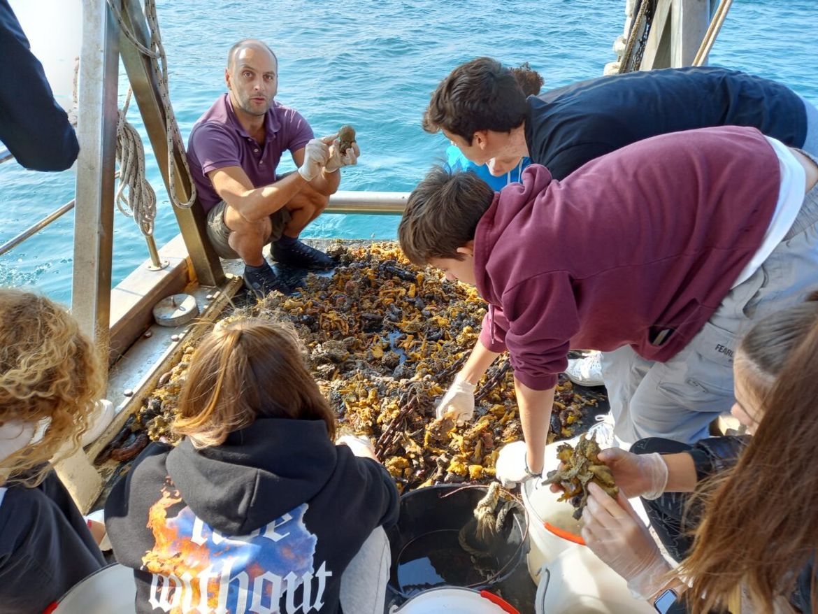 Upoznavanje srednjoškolaca s morskim ekosustavom rovinjske obale