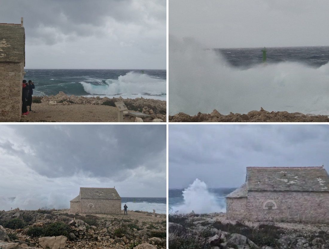 HRVATSKI RT HORN Pogledajte snimke strahovitog juga na sredini Jadrana