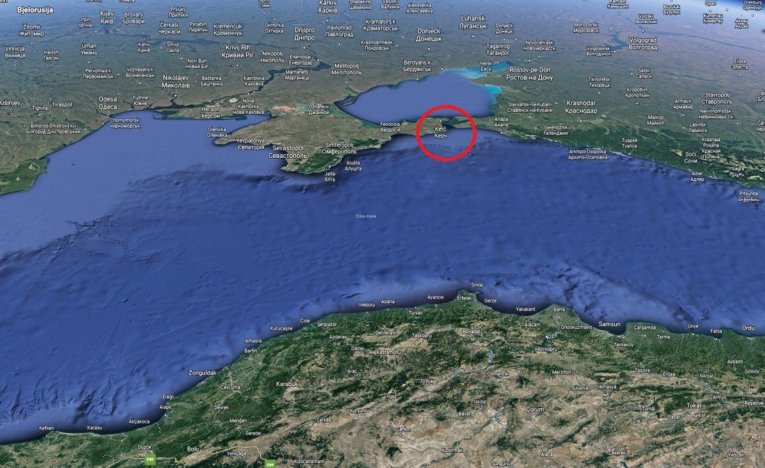 Rusija stranim brodovima zabranila prolaz iz Crnog u Azovsko more