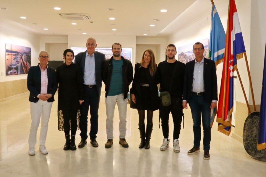 Prijem u Salonu Grada Rijeke za hrvatske reprezentativce u ronjenju na dah