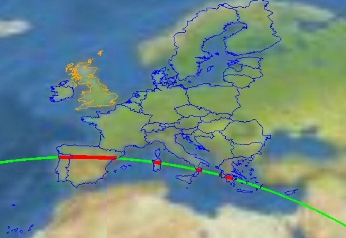 PANIKA NA SREDOZEMLJU Nitko nije znao gdje će pasti kineska raketa iz svemira