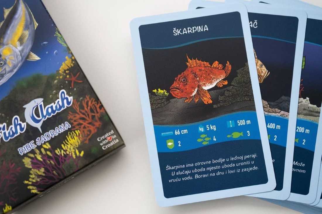 FISH CLASH Ribe Jadrana imaju karte
