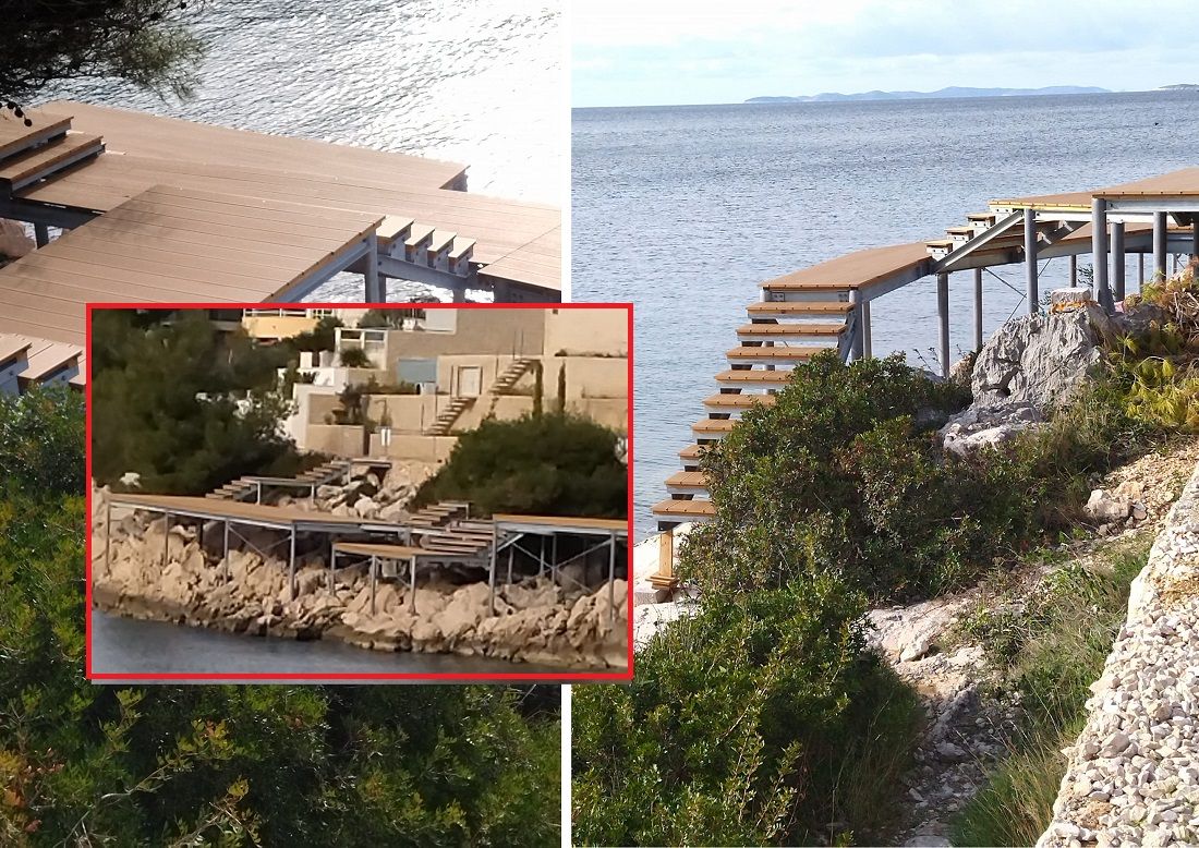 FOTO Nakaradna instalacija na škrapama kod Primoštena - Kako je ovo moglo dobiti dozvole?