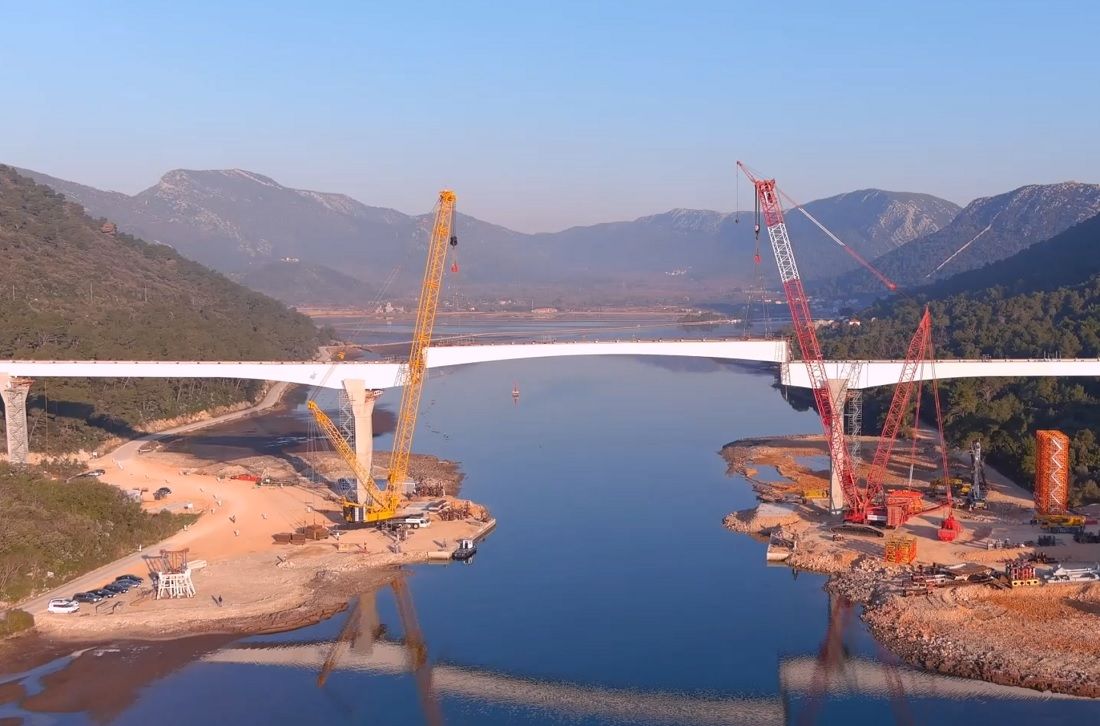 VIDEO Brodosplit: "Izgradili smo najzahtjevnije objekte na pristupnim cestama Pelješkom mostu"