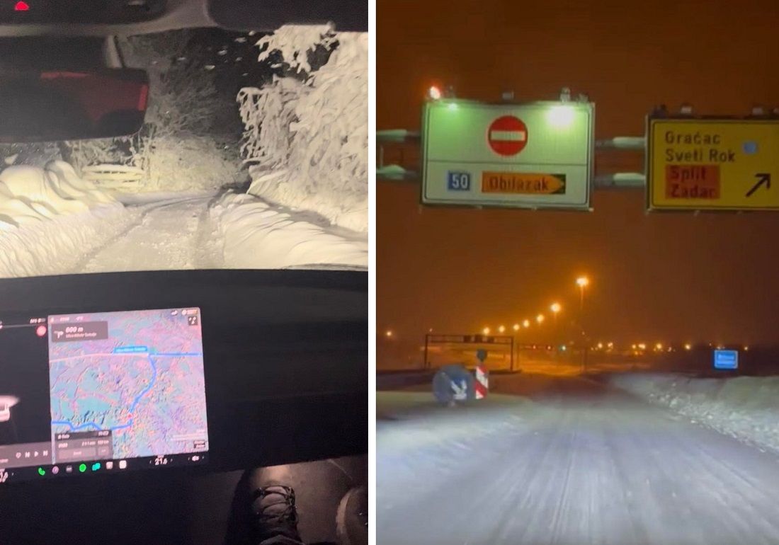 VIDEO Teslom se probijali kroz Liku i shvatili: "Baterija ovo neće izdržati!"