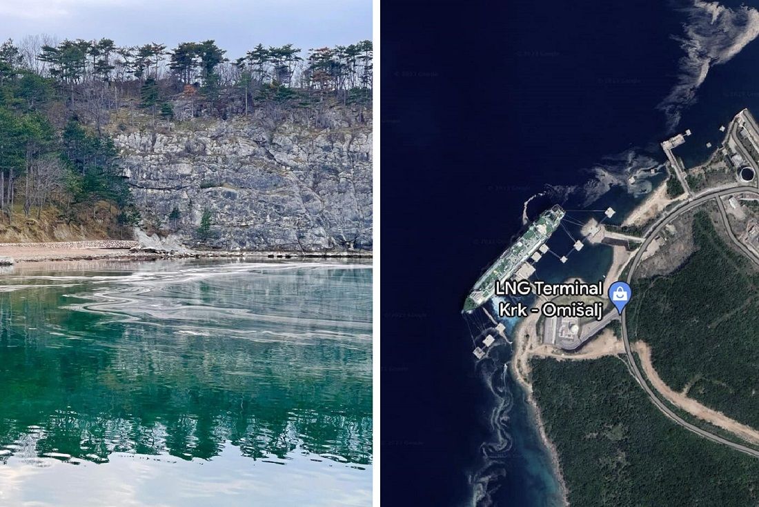 Novo veliko onečišćenje mora kod Omišlja i Njivica, LNG Hrvatska : "To nema veze s nama"