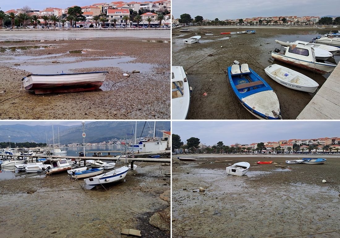 FOTO More u Stobreču doslovno nestalo