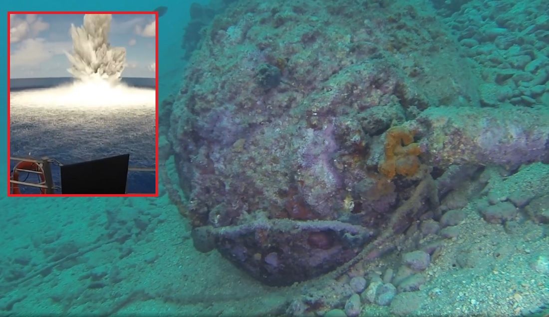 VIDEO Mina zbog koje će se evakuirati centar Rijeke - Stručnjak: "Dečki koji će zaroniti u mulj, nemaju pravo na grešku"