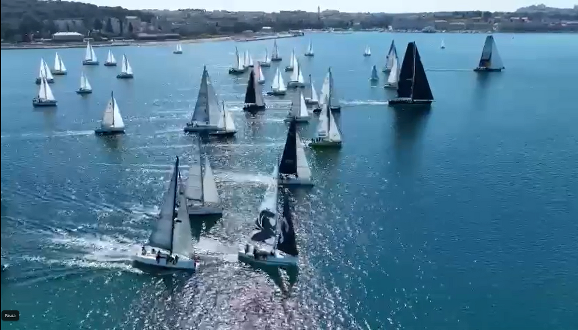 VIDEO Brijunski kup s rekordnim brojem jedrilica