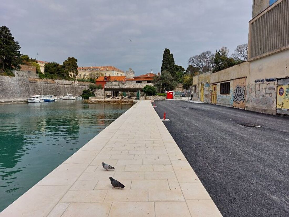 Dovršava se obnova raspalog pristaništa za brodove hitne pomoći u Zadru