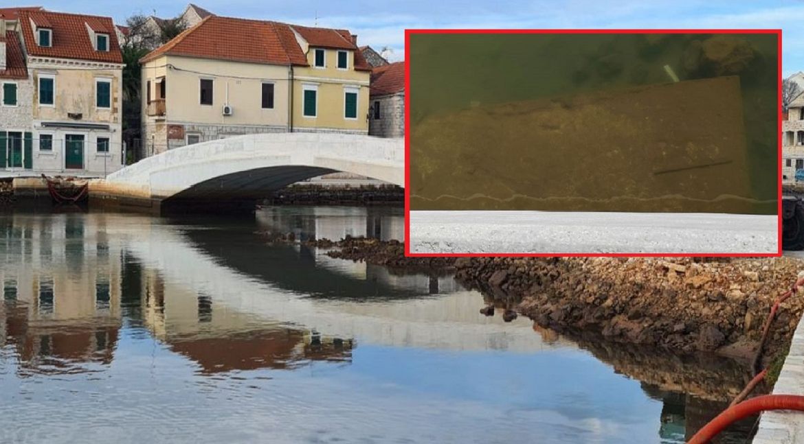 OPASNOST U VRBOSKOJ Nakon gradnje mosta ostala metalna ploča: "Skoči li netko u more, nastradat će!"