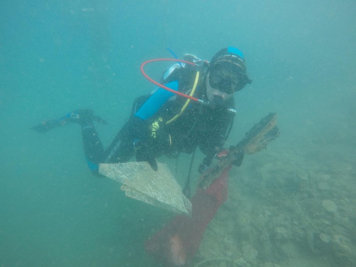 FOTO Održana akcija podvodnog čišćenja u akvatoriju u Tunarici