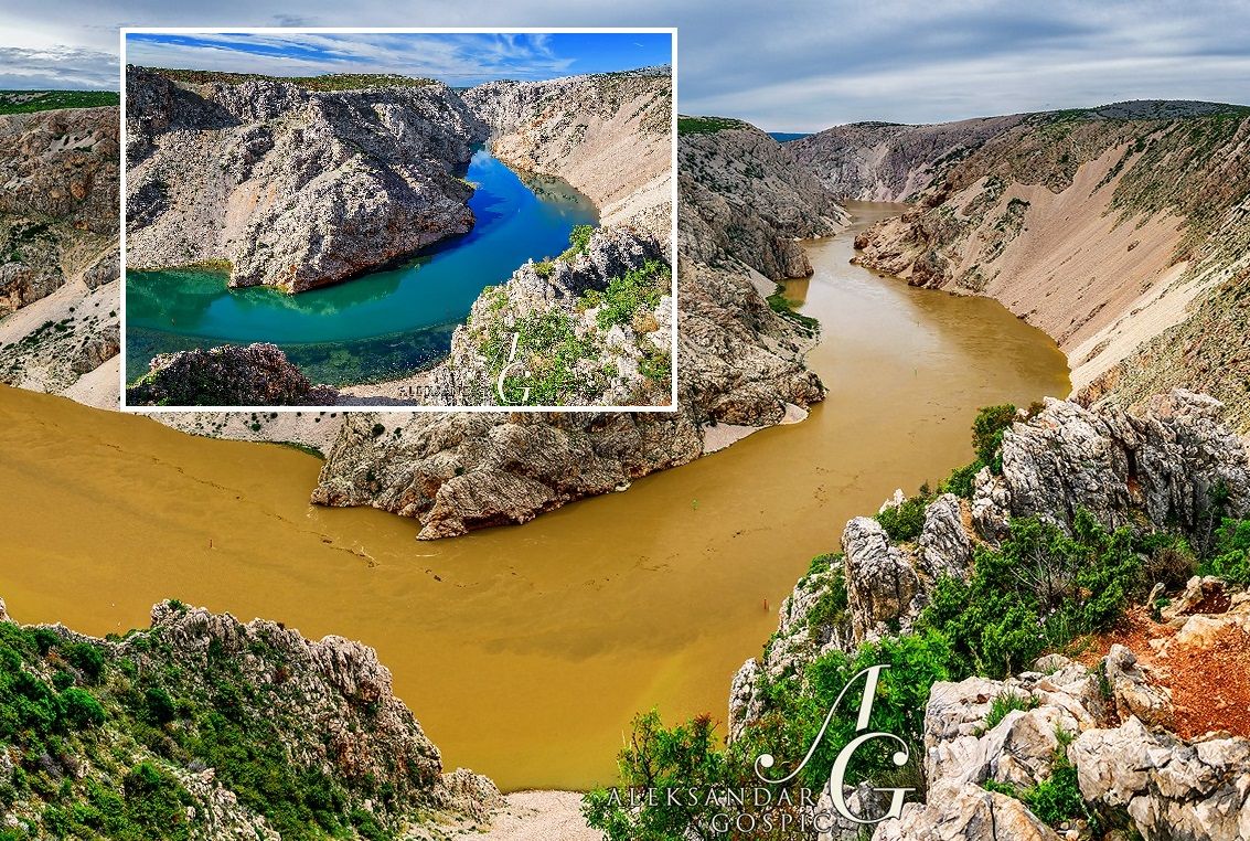 USPOREDNE FOTOGRAFIJE Pogledaje kako Zrmanja izgleda ovih dana