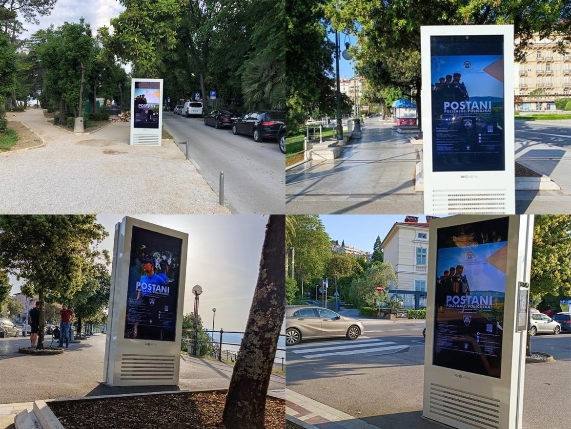 Oglasi s natječajima za zanimanja policajac/policajka postavljeni i u Opatiji i Crikvenici