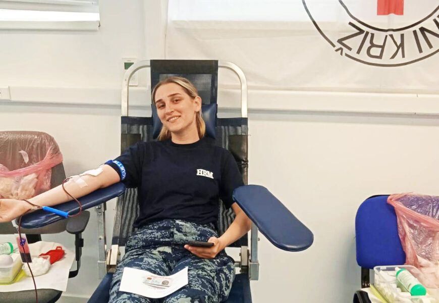 Održana akcija darivanja krvi u vojarni 116. brigade Hrvatske vojske u Pločama