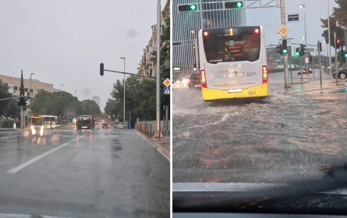 Nevrijeme pogodilo Split - Palo 44 litre kiše po kvadratnom metru