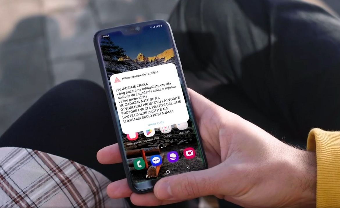 Sutra će se testirati SMS-ovi sustava za uzbunu: Evo kad ćete vi dobiti poruku