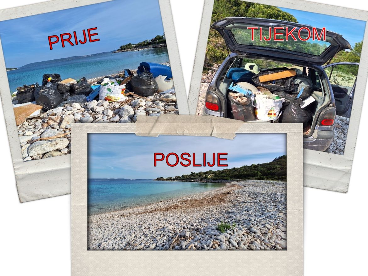 Ivana je počistila plažu na Drveniku Velom: "Sizifov je ovo posao, ali neka bude tradicija!"