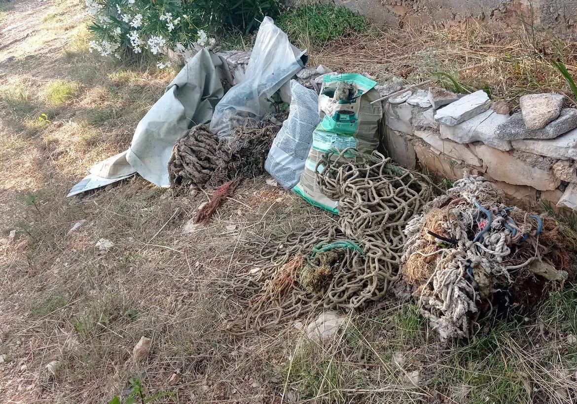 KONOPI, KOMADI CERADE, BOCE... Ovo je iz žirjanske uvale danas pokupio jedan profesor