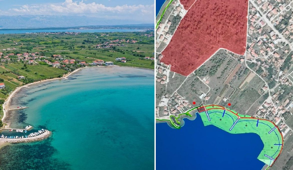 PRIVLAČANI NAJAVILI PROSVJED U pješčanu uvalu pod izlikom uređenja plaže ulit će nam 1,5 hektara betona!