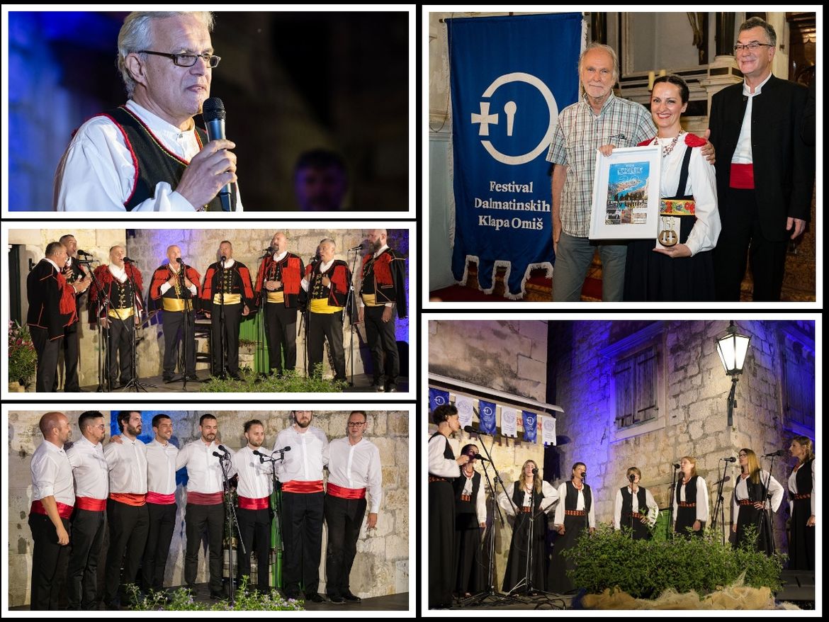 FOTO Revijalnim i natjecateljskim koncertima počeo 57. Festival dalmatinskih klapa Omiš 2023.