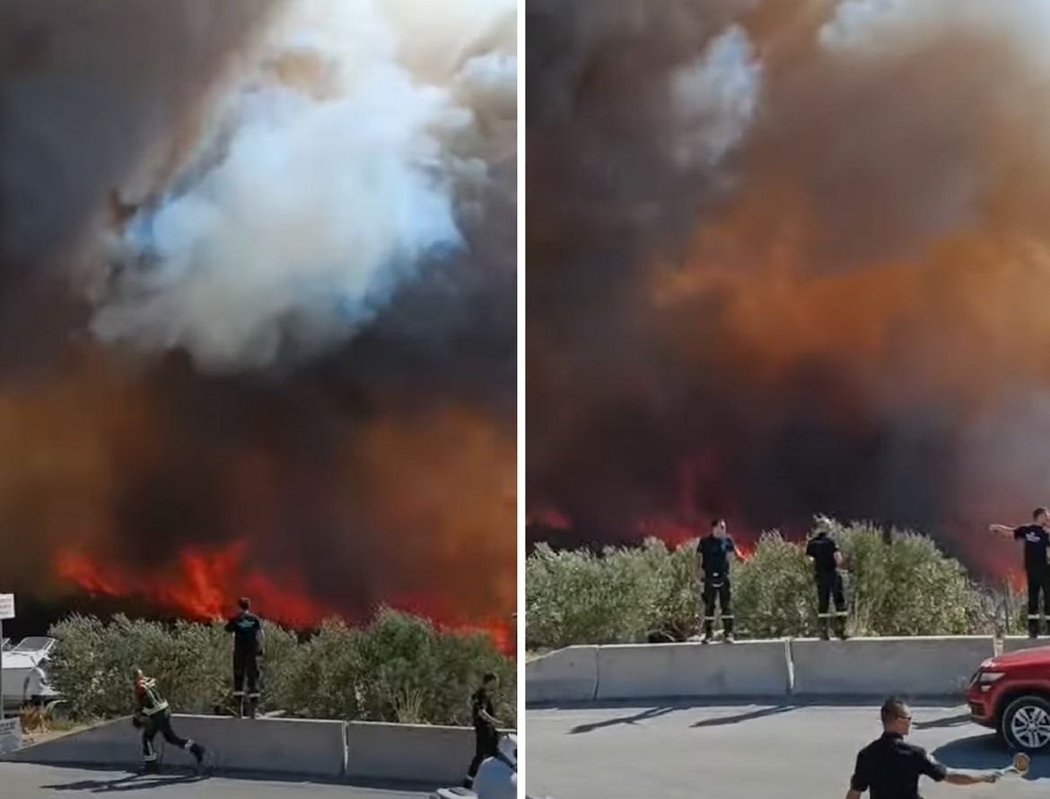 DRAMA NA ČIOVU Veliki šumski požar iznad Okruga Gornjeg!